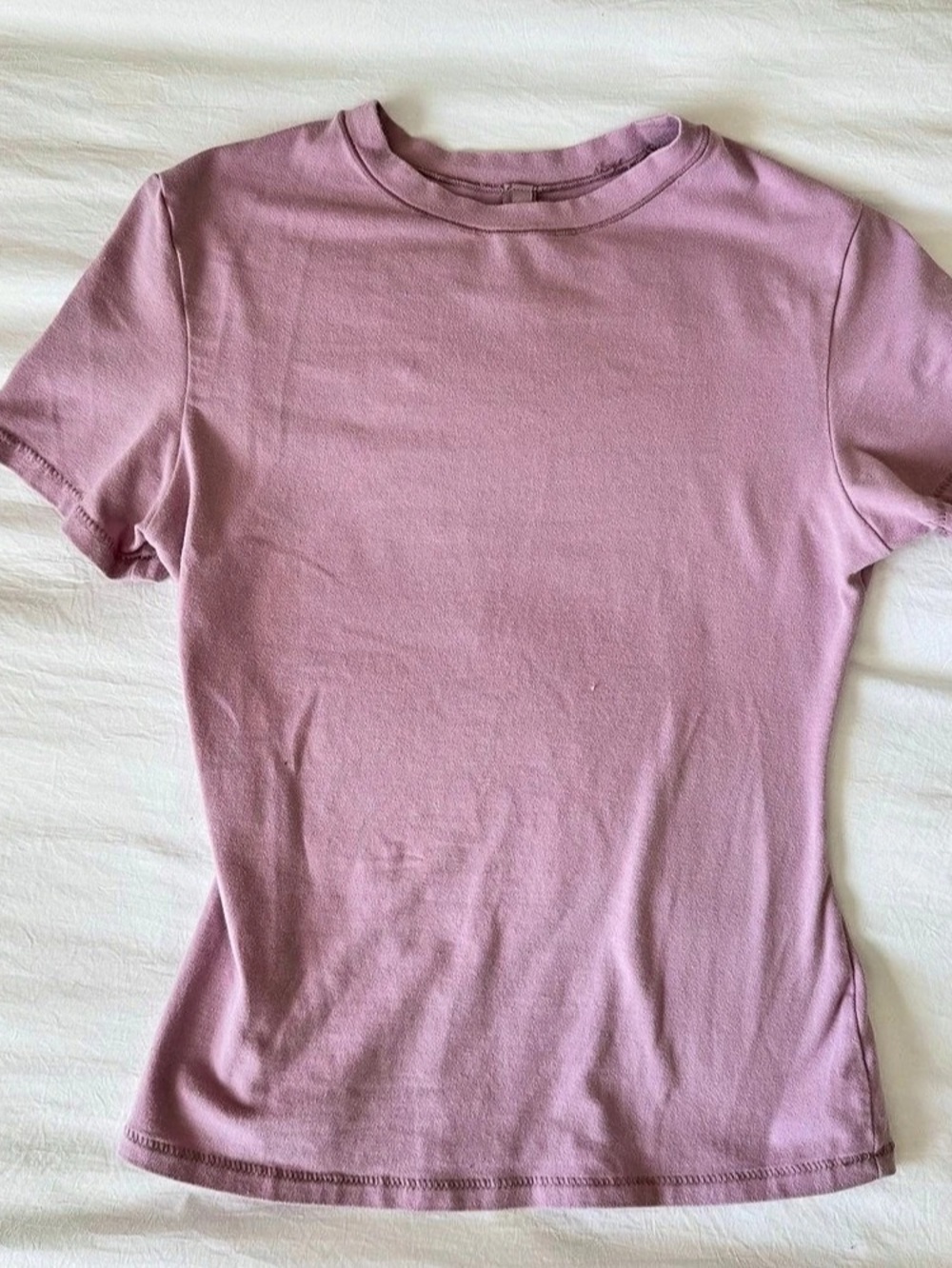 Skims Pink Short Sleeve Tee Size Small
